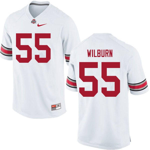 Ohio State Buckeyes #55 Trayvon Wilburn Men Player Jersey White